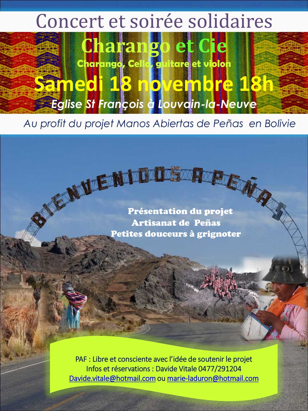 Concert et soiree solidaires